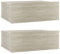 vidaXL Tables de Chevet Flottantes 2 pcs, Armoire de Lit Murale, Table de Nuit, Meuble de Chambre à Coucher Maison Intérieur, Chêne Sonoma Bois d’Ingénierie
