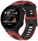 ANBEST Armband für Garmin Forerunner 735XT/235 Uhrenarmband, Sport Ersatzarmband aus Silikon für Forerunner 220/230/620/630/Approach S20/S5/S6, Rot/Schwarz