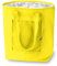 PromotionGift - Nevera plegable reutilizable, bolsa de playa y de compras ligera y duradera, con forro interior de aluminio para una perfecta función de refrigeración (amarillo)