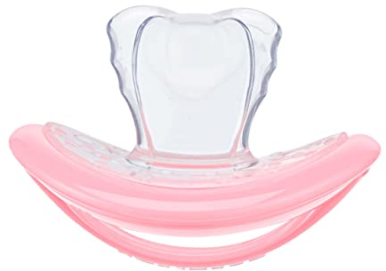 CURAPROX Baby Schnuller, rosa Schnuller, mit Aufbewahrungsbox, Größe 2; 10 bis 14kg bzw. 18-36 Monate, Pacifier, Soothie, rosa, 1 Stück, 22 g