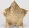 ETC dekorativer Teller Dekoteller Untersetzer in Sternform metallic glänzend Preis für 1 x klein ca. 16 cm oder 2 x groß ca. 23,5 cm (Gold, klein ca. 16 cm)