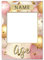Selfie Frame | Personalised Frame | Selfie Props | Photo Booth Frame | Selfie Board | Party Decorations | Hen Do Gifts For Bride | Hen Party Gifts | Pink Gold