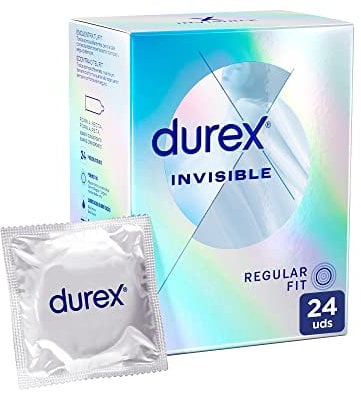 Durex Preservativi invisibili, ultra sottili extra sensitivi, confezione da 24 preservativi