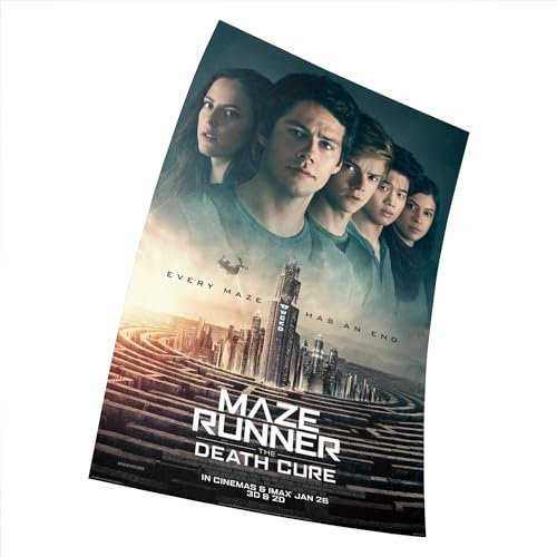 Fortiaboot MAZE RUNNER THE DEATH CURE - Poster print Wall 15 x 23 Inches (38 x 58 cm) (380 x 580mm) Gift Decorative Print