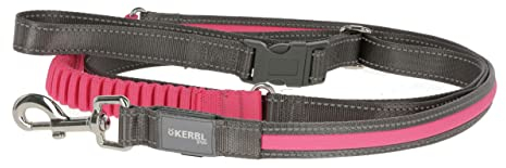 Kerbl Pet Light und Reflex Jogging und Führleine 25mm x 250cm, pink