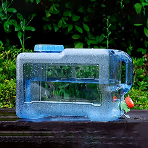 AMZWDMZ Reservoir Eau Camping Car,Bidon d'eau,Réservoir D Eau en Plastique avec Robinet,Qualité Alimentaire Aucune Odeur,Bouteille d'eau Multifonctionnelle Réutilisable