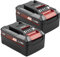 LabTEC 2 Packs 5500Ah Replacement Battery for Einhell X-ChangeH Power, Compatible with Einhell All 18V and Power X-Change Family Garden Tool Battery with LED Indicator