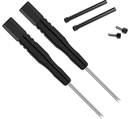 hengkang Kompatibel mit Amazfit T-Rex 2 Smartwatch-Schraubenzubehör, 2 Edelstahl-Ersatzschrauben mit 2 Schraubendrehern, Werkzeug zum Entfernen von Amazfit T Rex 2 Smartwatch