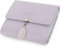 Portefeuille Femme Porte Monnaie Femmes Exquis Pendentif en PU Cuir, 6 emplacements pour Cartes y Compris 1 fenêtre d'identification 1 Section de Facture et 1 Poche à Fermeture éclair, Violet Clair