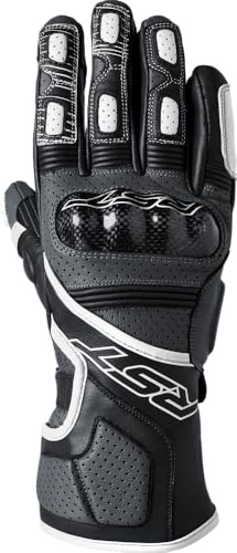 RST Fulcrum CE Perforated Leather Sports Motorcycle Gloves (Grey