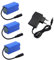 Akku mit Ladegerät for T188 T888 2011-5 Fernbedienung Spielzeug Fischfinder Angelköderboot Ersatzteile 7,4 V 5200 mAh Lipo-Akku, Lipo-Akku für Futterboote .-8521 (Color : 3B EU)