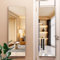 Hasipu Full Length Mirror Wall Mounted, 120 x 42cm Door Mirror, Over The Door Mirror, Full Body Mirror, Hanging Mirror Square White
