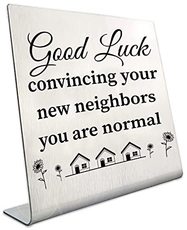 CREATCABIN Schreibtisch-Schilder L-Förmig Edelstahl Büro-Schreibtisch-Dekorationen Inspirierende Geschenke Schreibtisch-Schild Schild Zubehör Für Frauen Männer Freunde Zuhause Regal Tisch 10x10cm