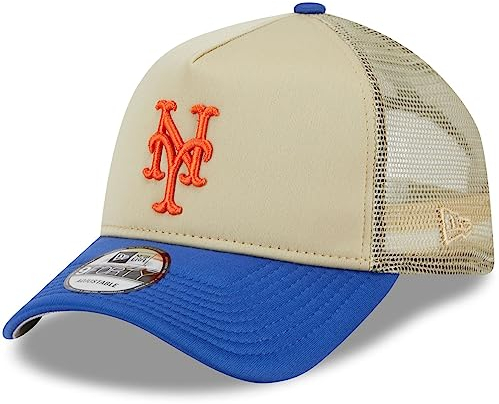 New Era 9Forty Snapback Trucker Cap - New York Mets beige