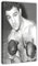 DEZARO Rocky Marciano – Retro Sportstern Poster Leinwand Poster Wandkunst Dekor Druck Bild Gemälde für Wohnzimmer Schlafzimmer Dekoration Rahmenstil 30 x 45 cm