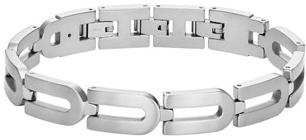 Fossil Herren-Gliederarmband Heritage D-Link Chain Edelstahl, JF04692040