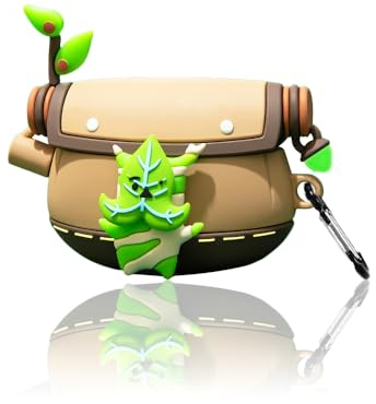 Viwind AirPods Pro 1st&2nd Hülle Silikon Anime,Funny Cute 3D Cartoon Airpods Pro 1 2 Gen Schutzhülle und Haut Case Cover mit Leuchtender Anhänger&Karabiner,Kabelloses Laden&Stoßfeste-Korok Yahaha
