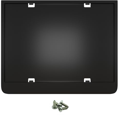 Autodomy Motorcycle License Plate Holder 230x190 mm | Tail Tidy Motorbike Suitable for Any Model and Brand | Approved Motorcycle License Plate Holder Includes 4 Screws