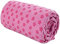 Mikrofaser Hot Yoga Handtuch, Yoga Mat 183x63cm rutschfest Fitnesstuch Weich Atmungsaktiv Antirutsch Yogatuch Gilt für Fitness Ausbildung (183x63cm,Klassische Rose)