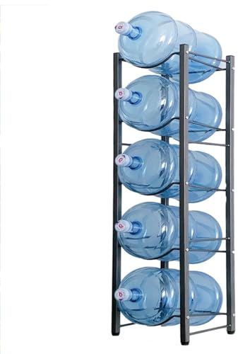 Estante para Jarra con Enfriador de Agua, Soporte para Botella de Agua de 5 galones, Estante Organizador de Almacenamiento de Botellas de Agua Resistente