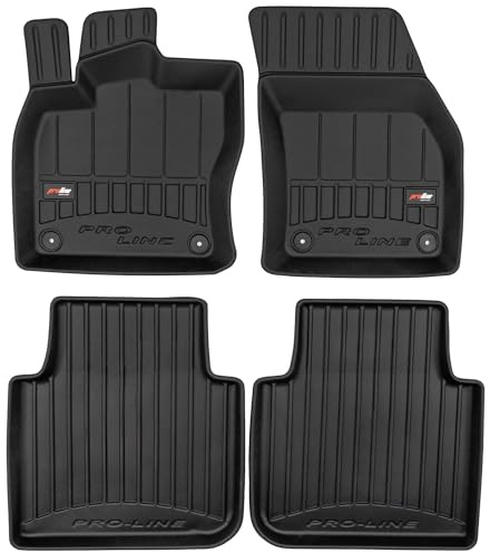 MOTOS Gummimatten Auto Fussmatte passend für Volkswagen Tiguan Allspace 2017-2024 Verbessern Sie Ihren Reisekomfort mit Antirutschmatte Auto 3D- Allwetter fußmatten Auto, Schutz vor Verschmutzung