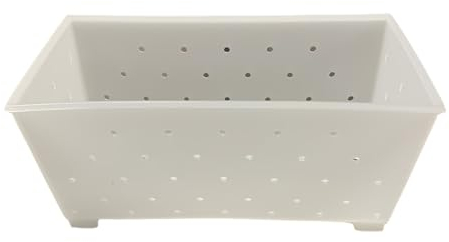 GN LTD Cheese Making Mould 28 - Small Rectangular Mould for Feta Style Cheeses