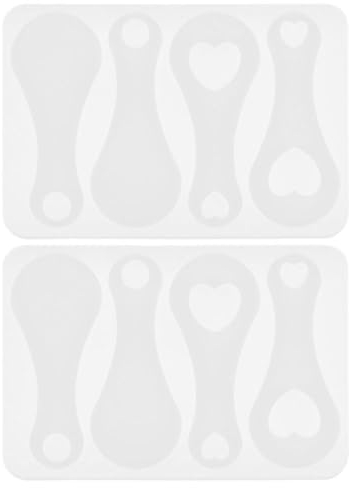 OHPHCALL Chariot Jeton Moulage Moule 2 Pièces Silicone Jeton Porte-Clés Jeton Pièce Bricolage Panier Jeton Moules Pour Chariot Bricolage Fabrication Artisanale