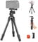 NEEWER TP09 Mini Treppiede Smartphone in Fibra di Carbonio, Treppiede da Tavolo 20, Testa a Sfera a 360°, Supporto per Telecomando,Treppiede Leggero per Fotocamera DSLR Videocamera, Telefono, Max 5kg