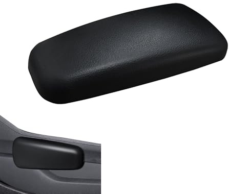 TUKEVA Universal Konsole Kniepolster Weiches Leder Auto Kniepolster Unterstützung Knieschoner für Auto Auto Mittelkonsole Knieschoner für Die Mittelkonsole, Autotür-Ellenbogenkissen für Auto (Schwarz)