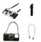 Gifts for Her Emily Phone Case for iPhone 16 Pro case with Charm Pearl Strap mobile Phone Case for iPhone Case Vintage Style with Crossbody Strap for Girls Women Gift Black