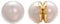 Airokiy Magnet Ohrringe Perlen Dame Ohrringe Ohne Loch Magnet Gold Edelstahl Magnet Perlen Ohrclips Hypoallergene Modeschmuck
