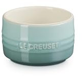 Le Creuset Lot de 2 ramequins muraux droits en grès 200 ml, sel de mer