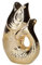 Giftcompany Monsieur Carafon Vase/Karaffe Fisch S Gold 1,2l