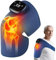 Sgakgu Masajeador de Rodilla Inalámbrico, Masajeadora Rodilleras con 5 Niveles de Calor y 8 Modos de Vibración, Batería de Alta Capacidad 3000mAh, Para Masajear Hombros, Codos y Rodillas, 1 Pack-Azul