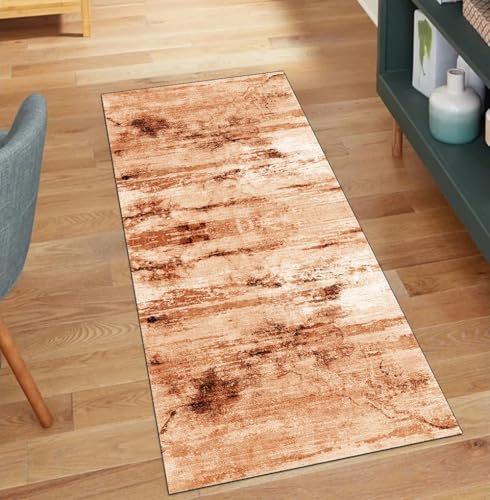 Tappeto Passatoia Cucina Antiscivolo Tappeto Corridoio Astratto Lungo Tappeto Arancione 80x400 cm Arancio Tappeto Arancio Arredamento Casa Estetica Moderna