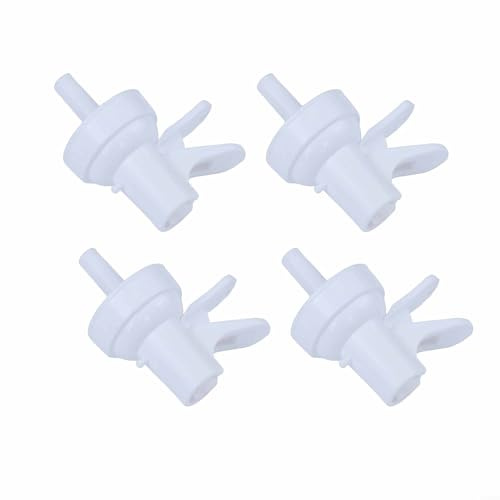 Emiif 4Pcs Water Dispenser Water Bottle Pump Valve Tap for 5L Bottle Jug Plastic Spigot 45mm Diameter Home Office Camping Replacement Faucet Spout Tool Kit