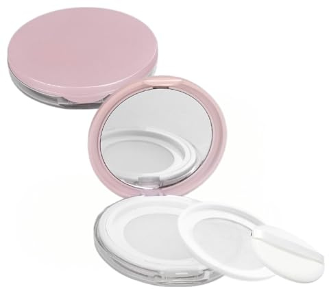 Cushion Foundation Puderdose Mit Quaste 3g-5g Leere Nachfüllbare Loose Puderdose Tragbarer Loser Puderbehälte Mit Puder Puff Spiegel Plastic Empty Travel Loose Für Diy Bb/Cc Creme Liquid Foundation