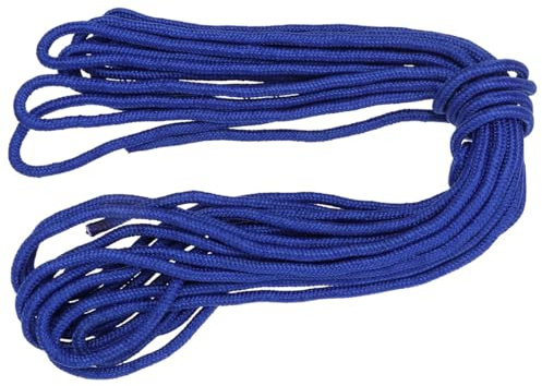 POPETPOP Nylon Fahnenmast Seil Wetterfest Hohe Reißfestigkeit Blau Ersatzseil für Hissseil und Campinghängung Robuste Fahnenleine