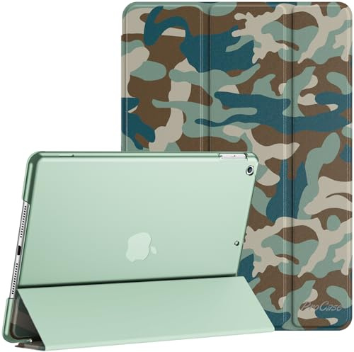 ProCase Hülle für iPad 9./8./7. Generation 10,2 Zoll 2021 2020 2019 | Schutzhülle Smart Case Cover Kompatibel mit 10,2 iPad 9/8/7