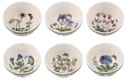 Portmeirion Botanic Garden stacking bowl 14cm set of 6 cereal, soup, d