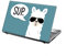 TaylorHe Folie Sticker Skin Vinyl Aufkleber mit bunten Mustern für 15 Zoll 15,6 Zoll (38cm x 25,5cm) Laptop Skin Lustiges Lama, Humor