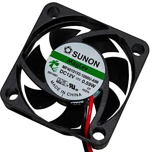 Fan Ventilateur 12V DC 0,48W 40x40x10mm 11,9m³/h 5800U/Min 11,9m³/h Sunon MF40101V21000UA99