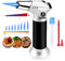 Butane Torch, Kitchen Blow Torch Cooking Torch Lighter Refillable with Safety Lock and Adjustable Flame for Creme Brulee, Baking, BBQ, DIY Soldering (Butane Gas Not Included)