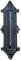 Sungmor Robustes Gusseisen-Wand-Thermometer – Dekoration für Haus und Garten, Wandbehang – Vintage-Stil für Innen- und Außenbereich