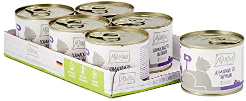 MjAMjAM - Premium Nassfutter für Katzen - schmackhafter Truthahn an leckeren Möhrchen, 6er Pack (6 x 200 g), getreidefrei mit extra viel Fleisch