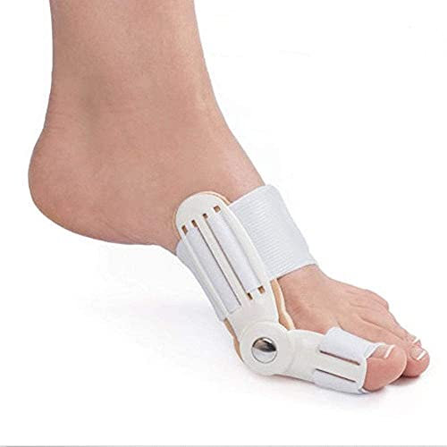 2 x Orthopedic Toe Bunion Corrector Straightener Splint Support Flexible Strap, Big Toe Separator Pain Relief for Overlapping Toes, Hallux Valgus Correction, Hammer Toe Straightener, Day Night Support