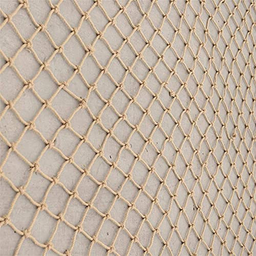 Hanfseil-Netz, Foto-Wanddekoration, Netz, rutschfest, Vogelnetz, Gartennetz, Ausdauer, Kletterseil, Hanf, Frachtnetz, dekoratives Jute, Hanfnetz, Kindersicherheitsnetz, Hanfseil, 2 x 4 m