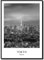 daazoo Wandbilder in Schwarz-Weiß Tokio Minato | Bild mit Rahmen Poster gerahmt vintage | Wohnzimmer Schlafzimmer Home Office Büro | Japan Skyline | 50 x 70 cm