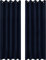 Utopia Bedding Blackout Curtains Grommet Thermal 2 Panels Drapes [Navy, 66 x 90 Inches] Sound Insulated Curtain for Bedroom and Living Room (167x228 cm)