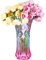 Veemoon 1 Stück Glas Vase Große Größe Regenbogen Bunte Phoenix Schwanzform Vase Pflanze Container Dekorative Vase Für Wohnkultur Desktop